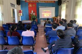 Công ty cổ phần In báo Nghệ An thực tập phương án phòng cháy, chữa cháy và cứu nạn cứu hộ.