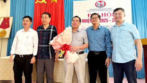 Chi bộ công ty cổ phần In báo Nghệ An tổ chức thành công Đại hội chi bộ công ty nhiệm kỳ 2025 - 2027.